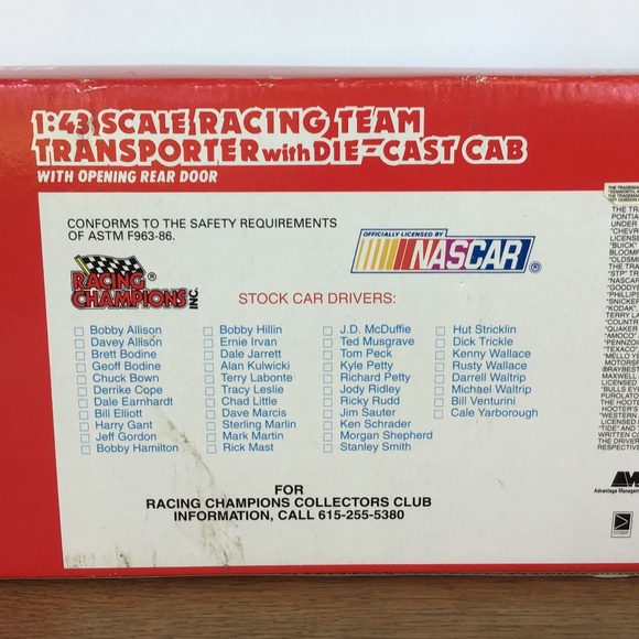 NIB NASCAR Jeff Gordon #24 Transporter Vintage 1993 1:43 Scale Memorabilia New - Picture 6 of 14